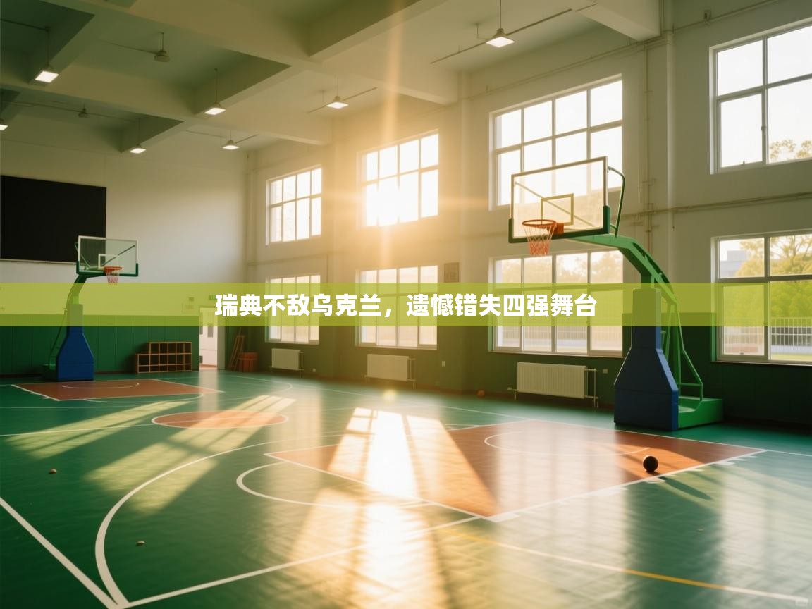 瑞典不敌乌克兰，遗憾错失四强舞台